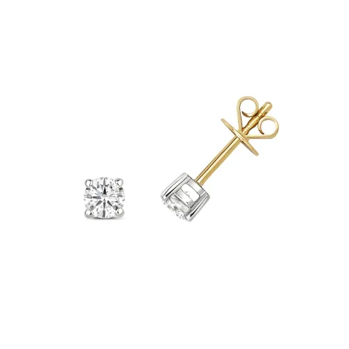 Small Diamond Stud Earrings 0.50ct